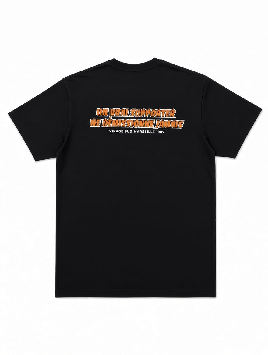 T-shirt Winners Antifa Noir Virage Sud