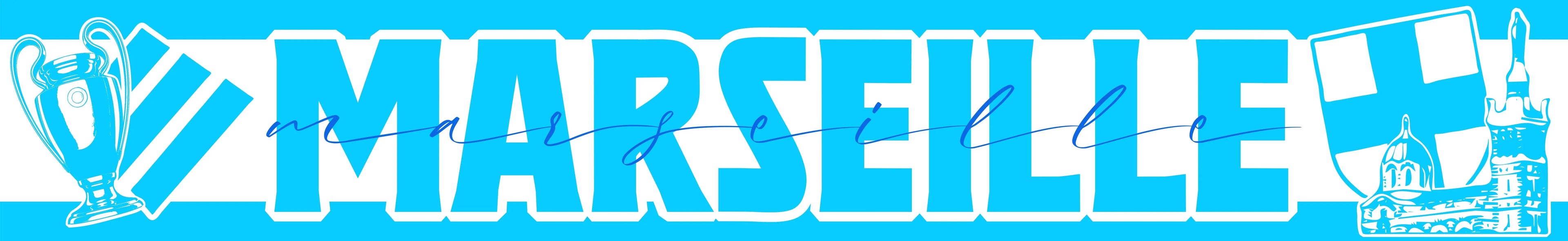 Écharpe Marseille Virage Sud