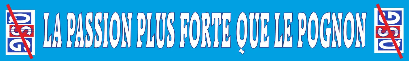 Echarpe "La Passion plus forte que le Pognon" Virage Sud
