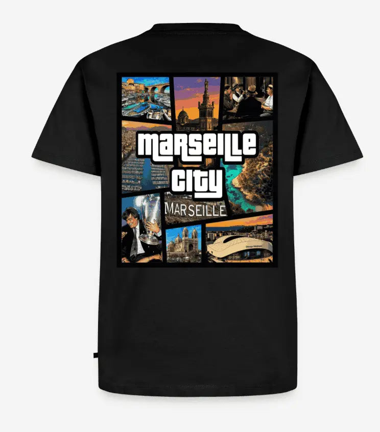 T-shirt Marseille City Virage Sud