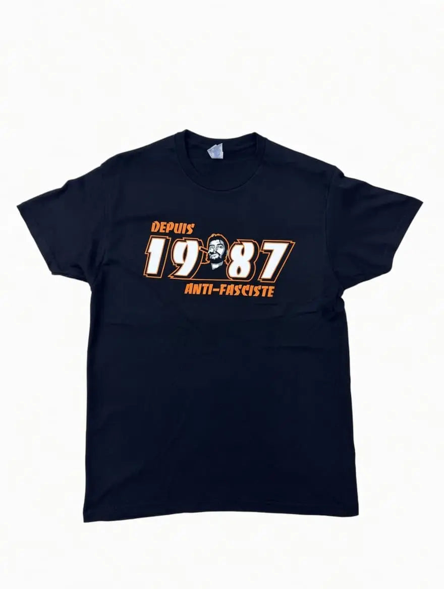 T-shirt Winners Antifa Noir Virage Sud
