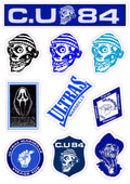 Planche de stickers Ultras Virage Sud