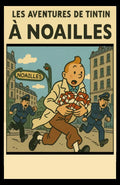 Les aventures de Tintin a Noailles Virage Sud
