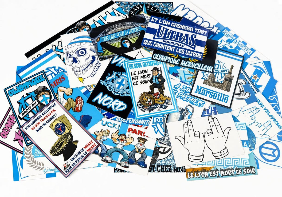 Pack de 50 Stickers Mystères Virage Sud