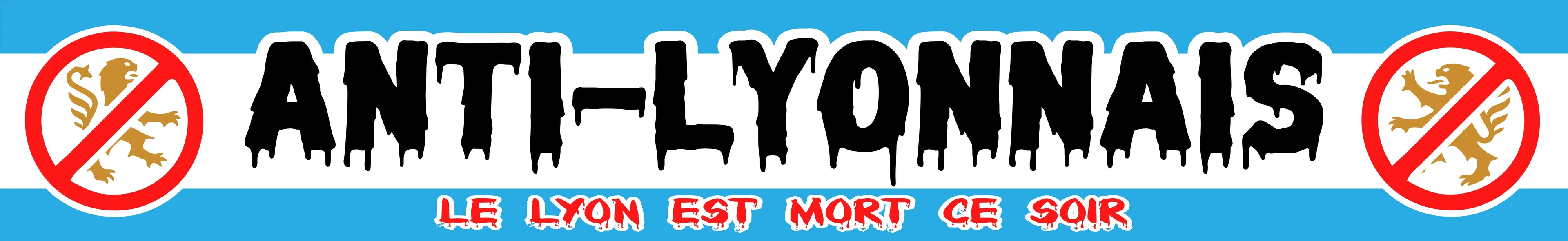 Echarpe Anti Lyonnais Virage Sud