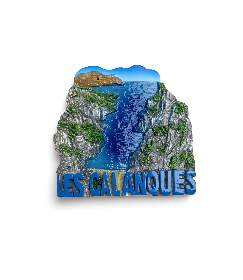 Magnet en résine Les Calanques Virage Sud
